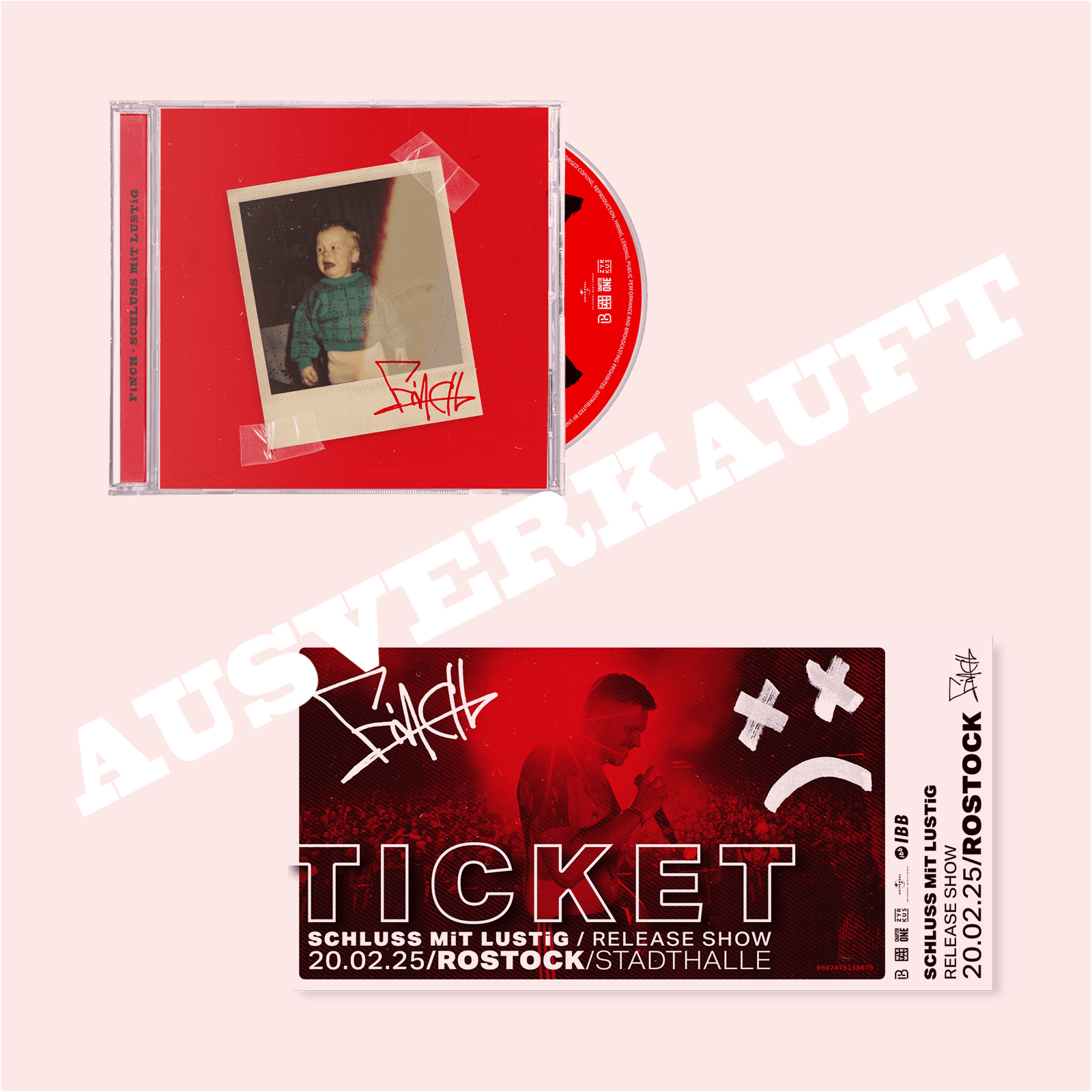 FiNCH SCHLUSS MiT LUSTiG CD + Ticket 393084